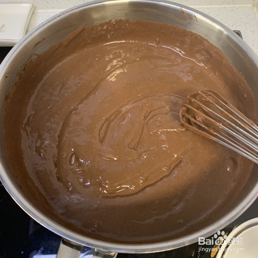 自己做巧克力戚风蛋糕