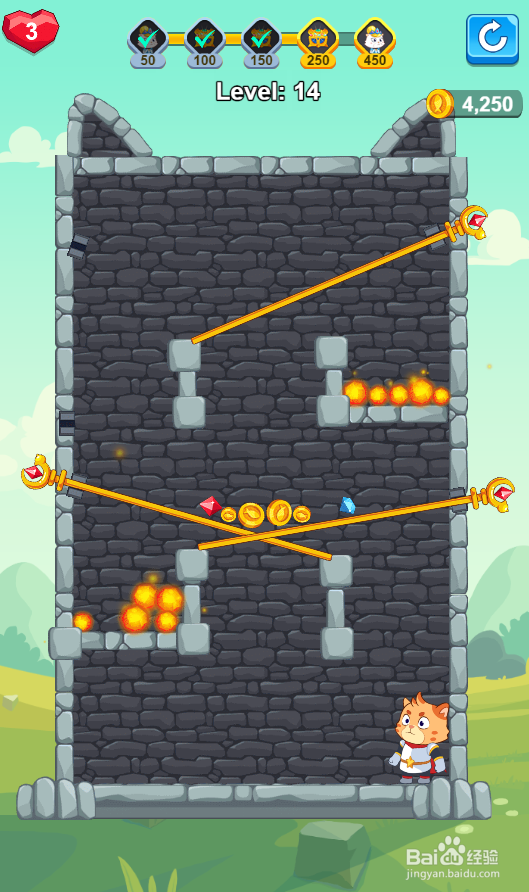 Cat Force的Level：14怎样过关？