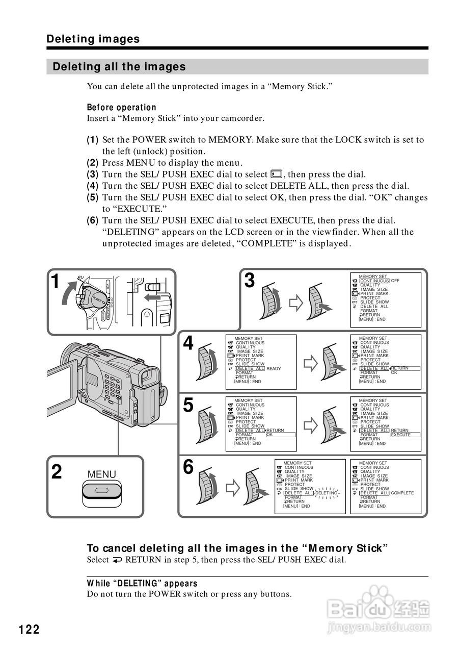 索尼DCR-TRV6数码摄像机说明书:[13]