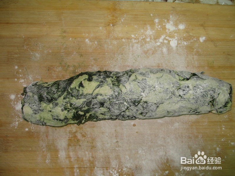 红薯叶发面馒头