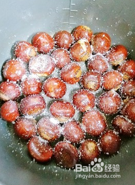 超快手电饭锅烤栗子