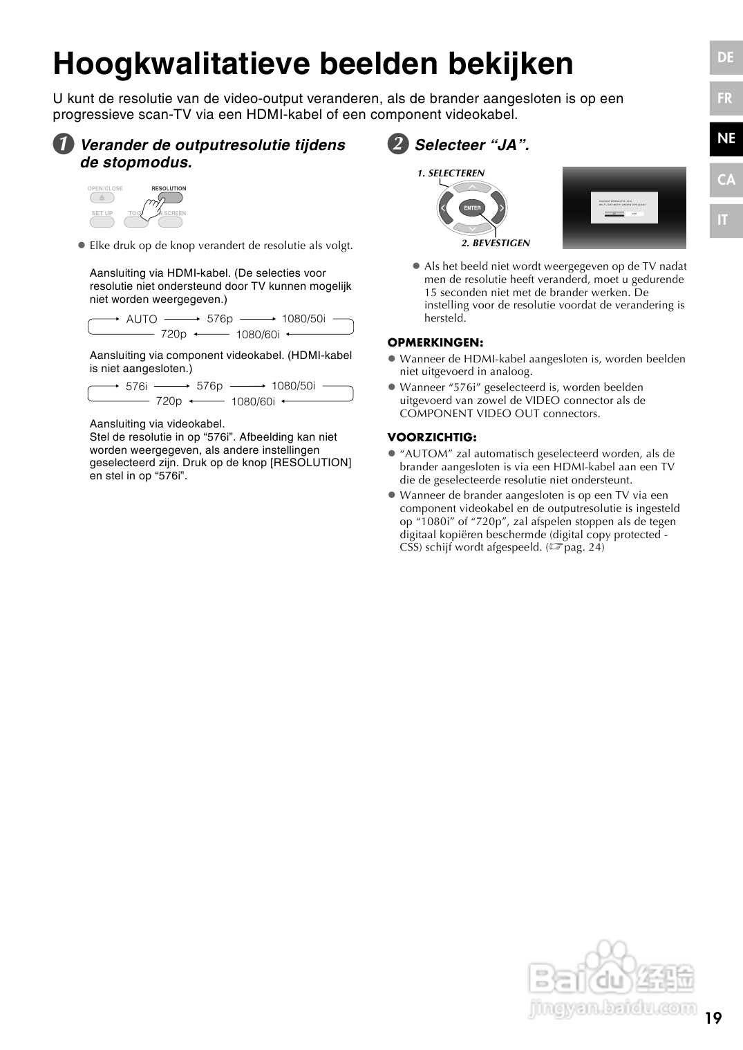 JVC CU-VD40 E/EK/ER刻录机说明书:[4]