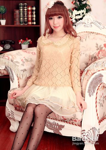 俏皮毛衣招桃花心机搭打造超模身