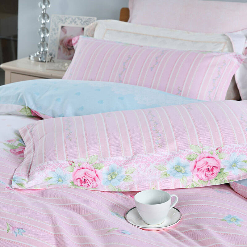 舒爽透气的5款清新棉质四件套