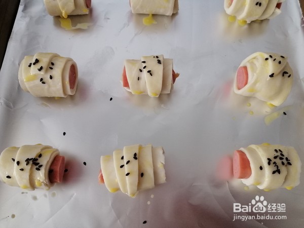 手抓饼酥皮热狗的做法