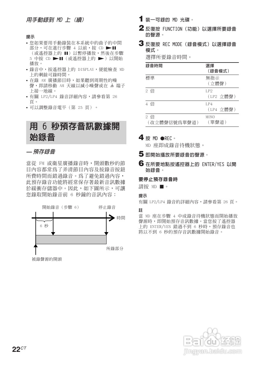 索尼CMT-CP505MD迷你组合音响使用说明书:[2]