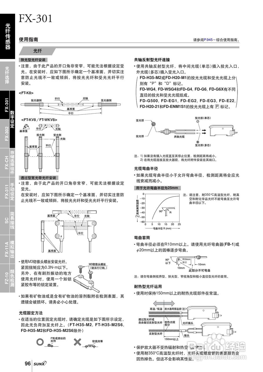 FX-301,FX-300光纤传感器操作手册:[4]