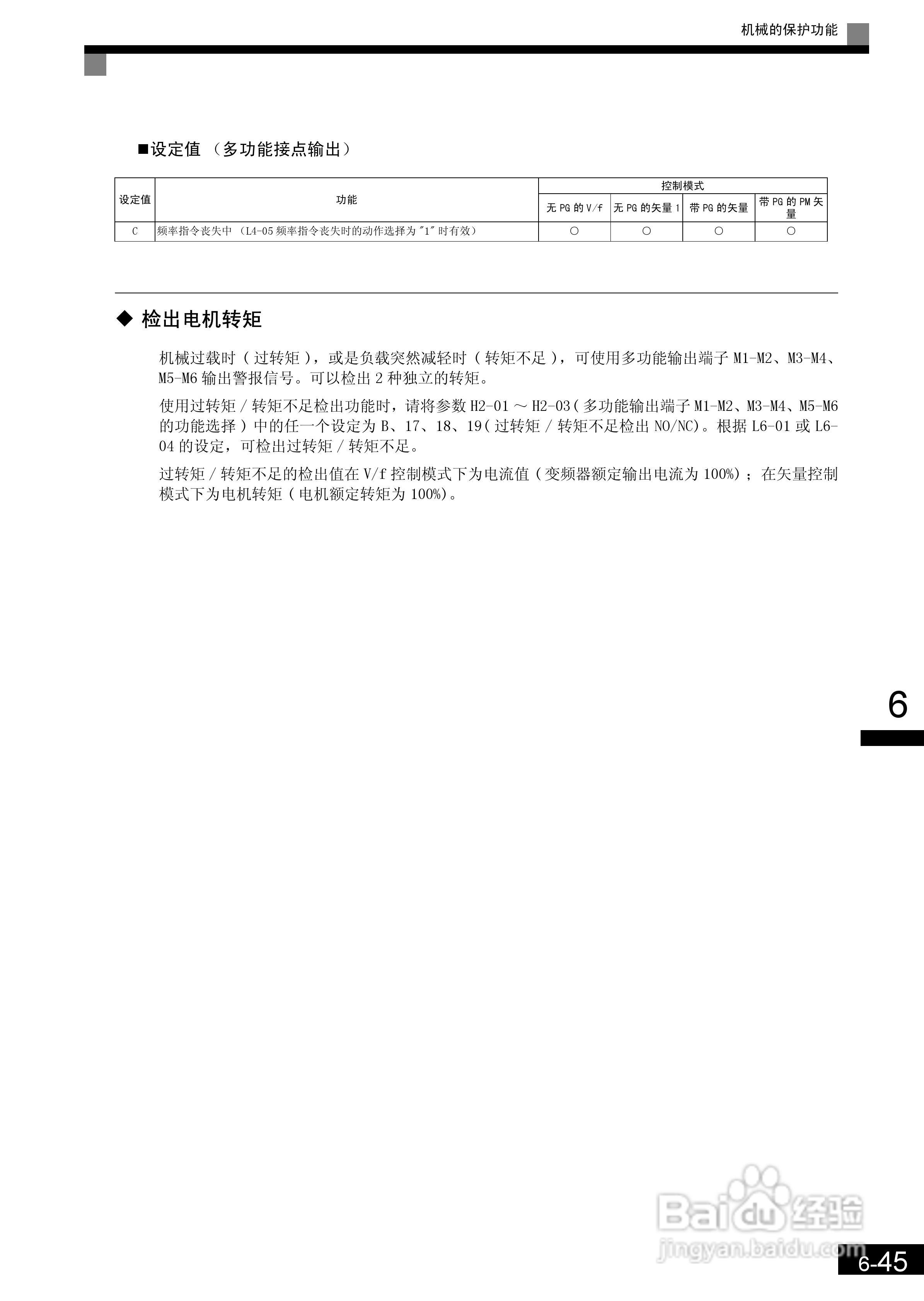 安川CIMR-L7B4055变频器使用说明书:[20]