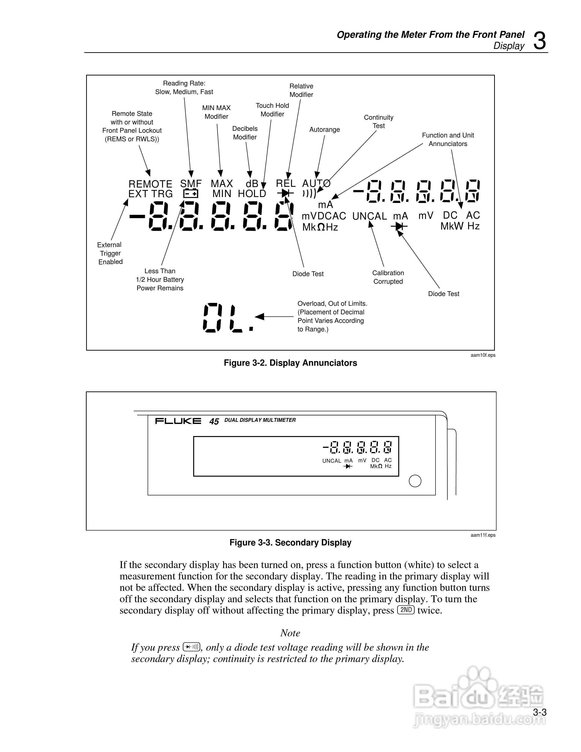 福禄克Fluke45万用表说明书:[3]