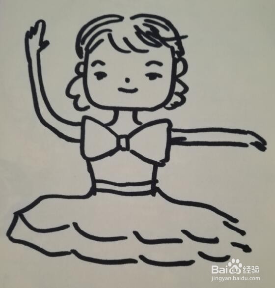 女孩的画法 女孩的简笔画