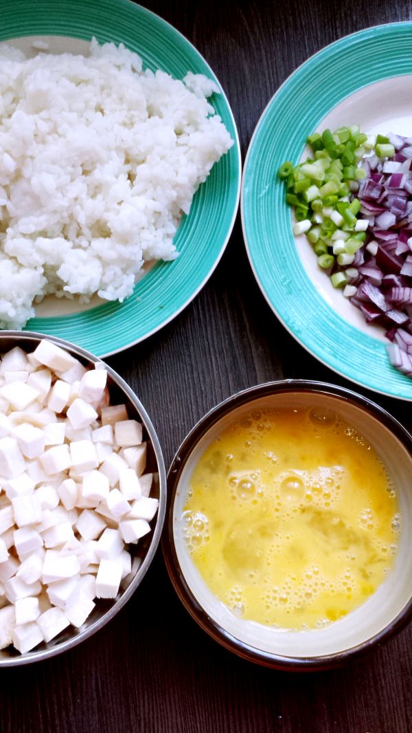 酱油杏鲍菇炒饭