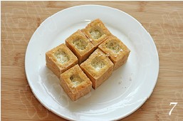 奶酪虾仁豆腐盒