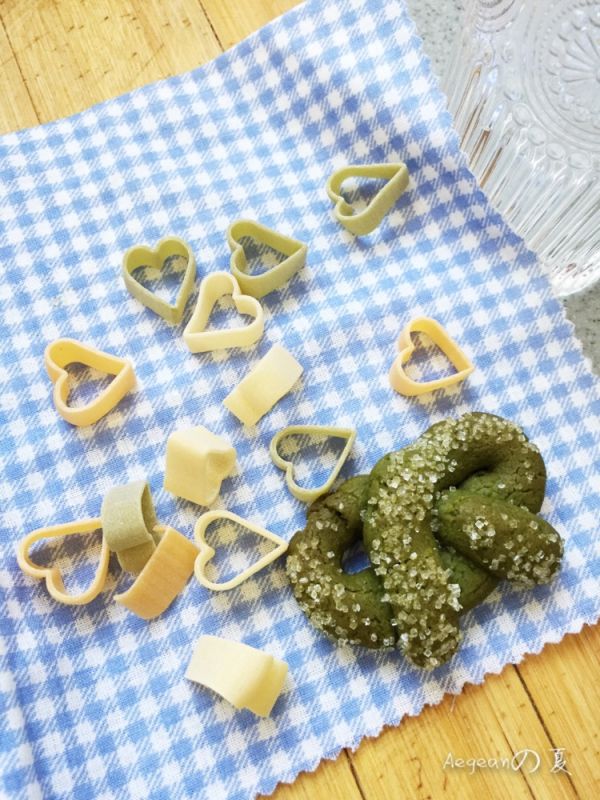 抹茶杏仁蝴蝶脆饼