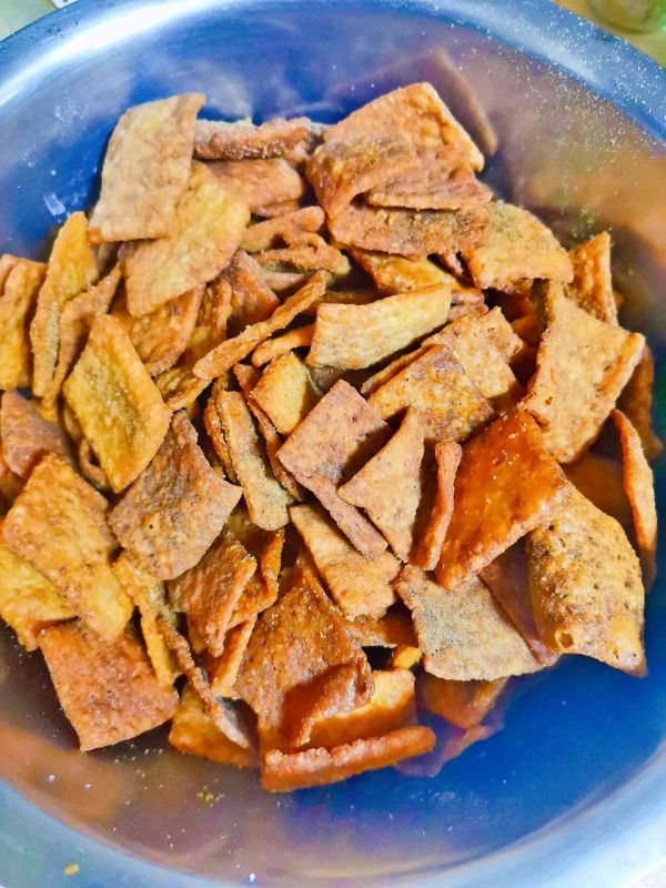 自制青花椒口味小米锅巴