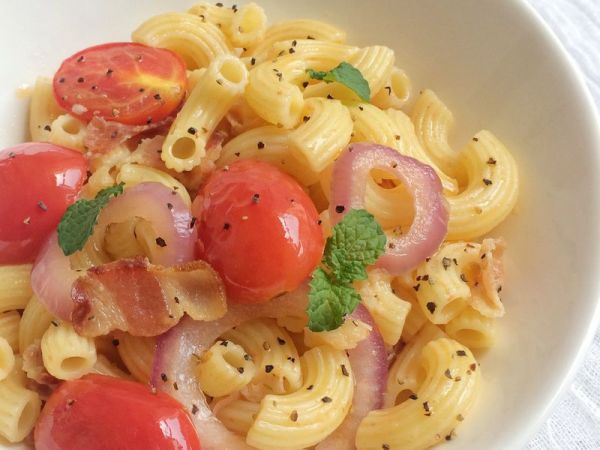 小番茄培根意大利面