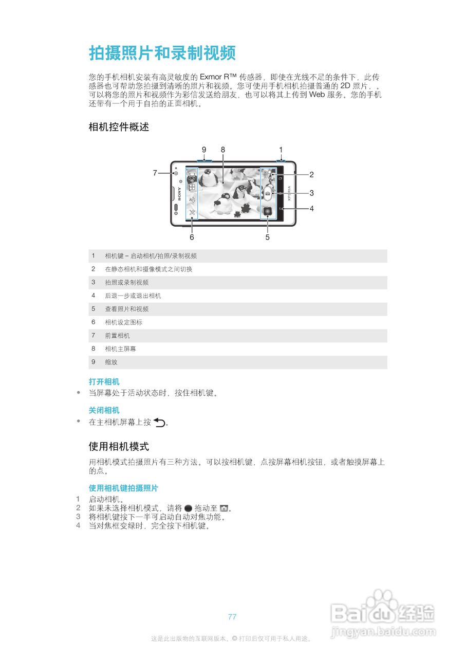 索尼(爱立信) Xperia TX LT29i手机说明书:[8]