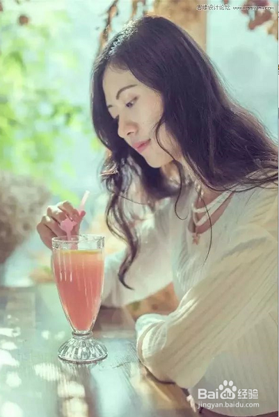 PS怎么调出人像照片复古甜美效果？