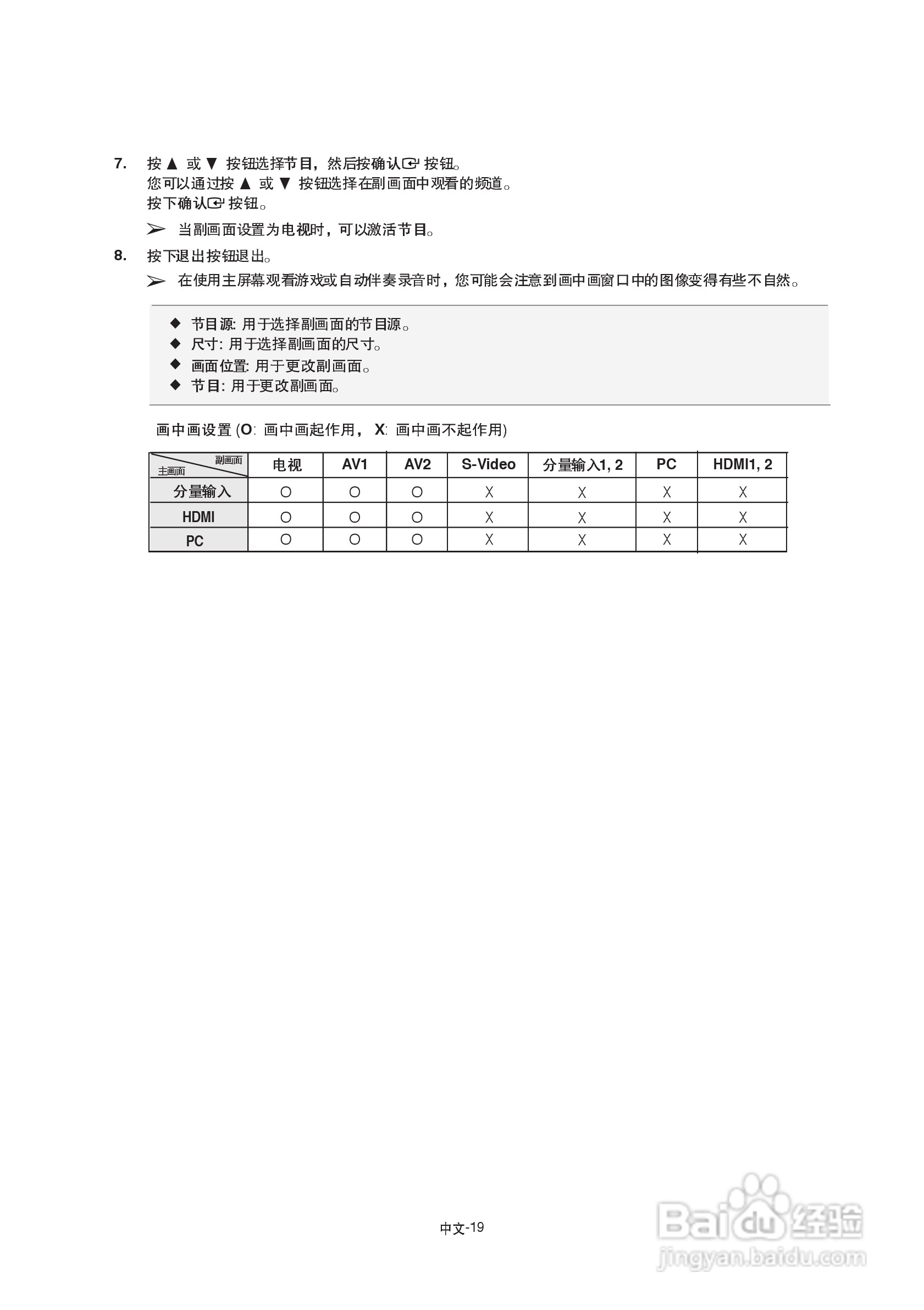 三星LA32S81B液晶彩电使用说明书:[3]