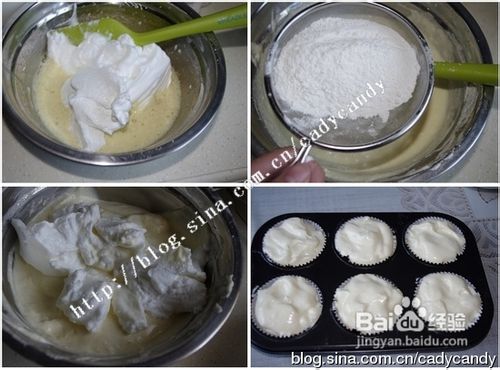 纯白色唯美风翻糖杯子蛋糕组合——海绵杯子蛋糕