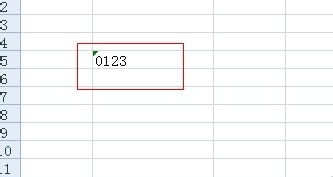 excel中如何输入0开头的数字