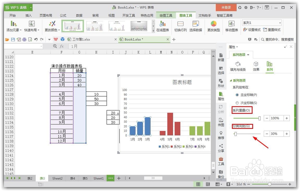 excel季度销量图表怎么做
