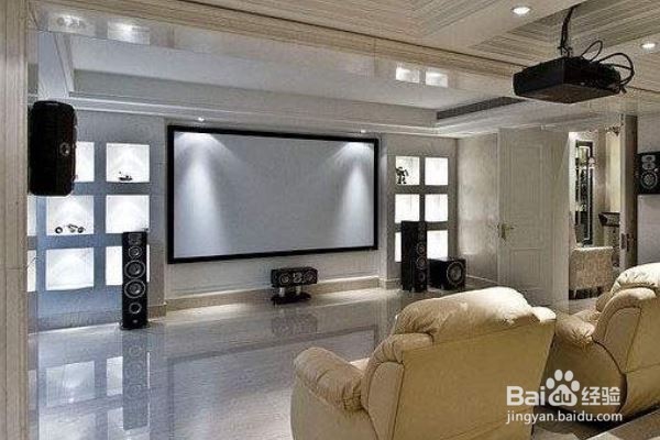 家里没有白墙怎么投影