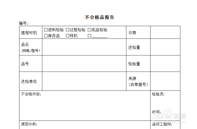 <b>产品质量《不合格评审报告》主要包括哪些内容</b>