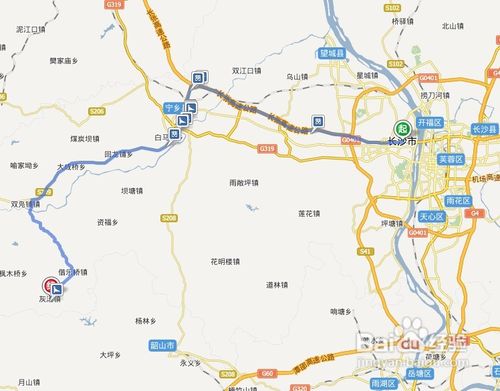 宁乡灰汤温泉自驾线路、公交线路