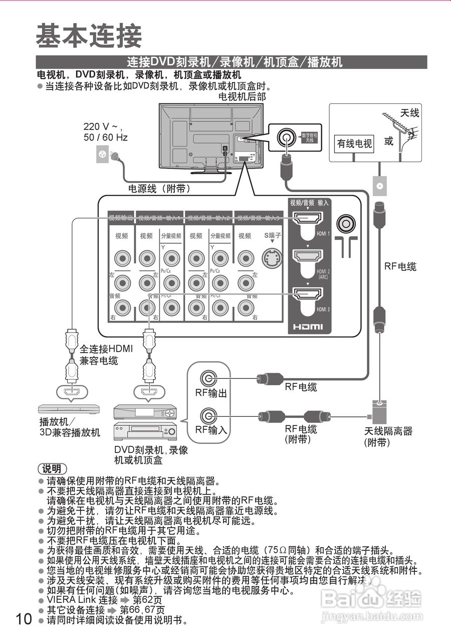 松下液晶电视TH-P46GT20C型使用说明书:[1]