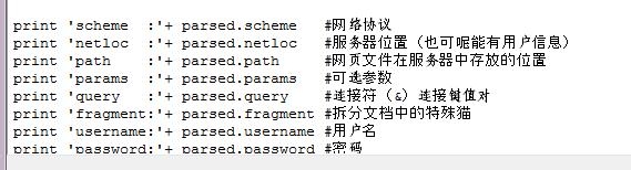 Python教程：[20]urlsplit和urlparse的区别