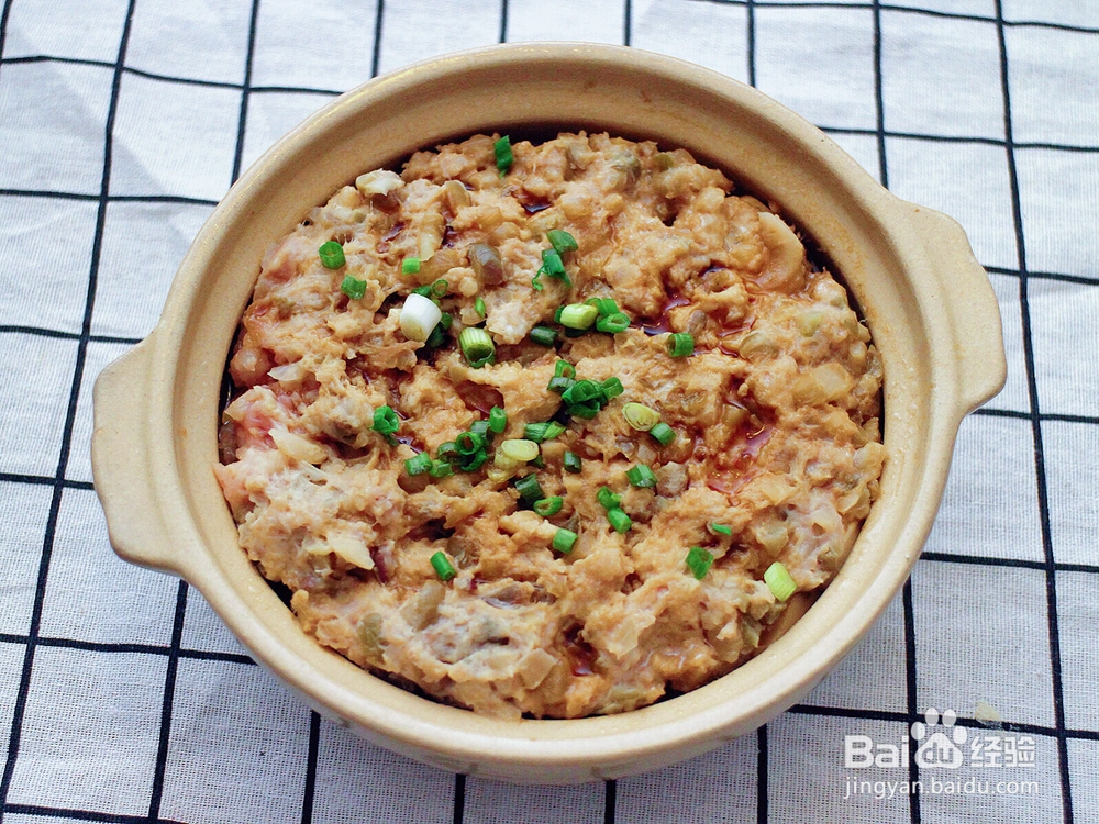 妈妈教我做的榨菜肉沫豆腐