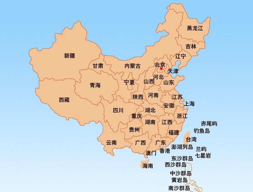 长春在中国地图的哪个方位上