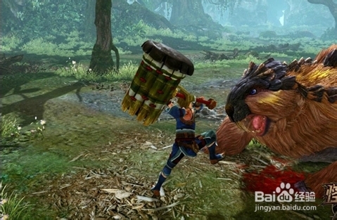 《怪物猎人OL》加入新武器大锤第一个蓄力武器
