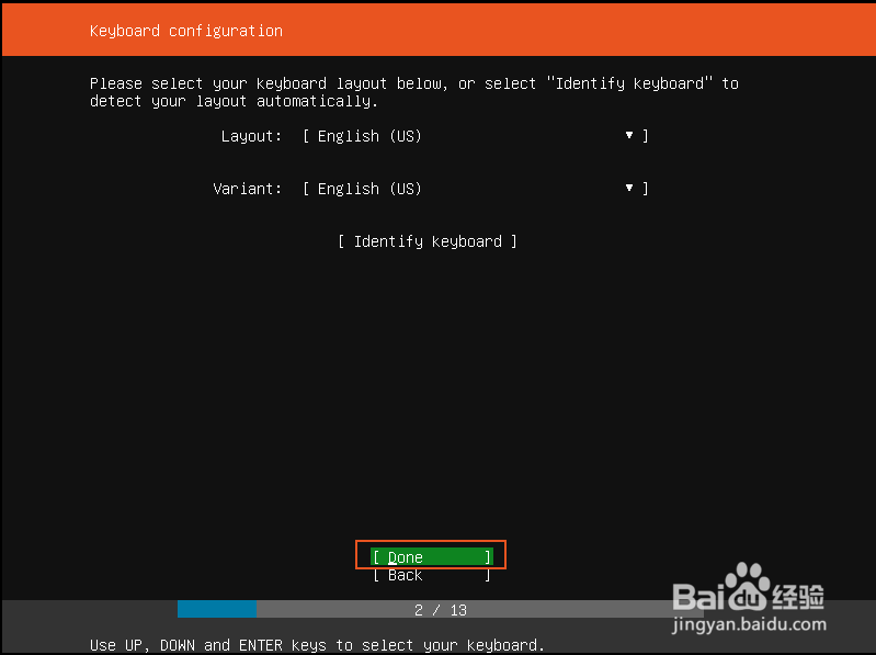 Ubuntu Server 18.04.3安装步骤