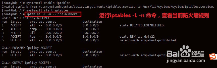 linux 防火墙打开端口