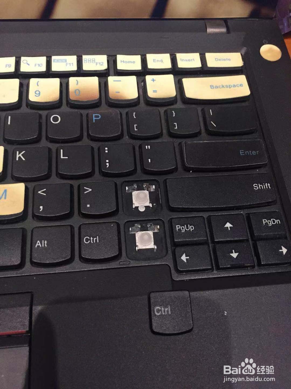 如何正确安装thikpad t460键盘帽