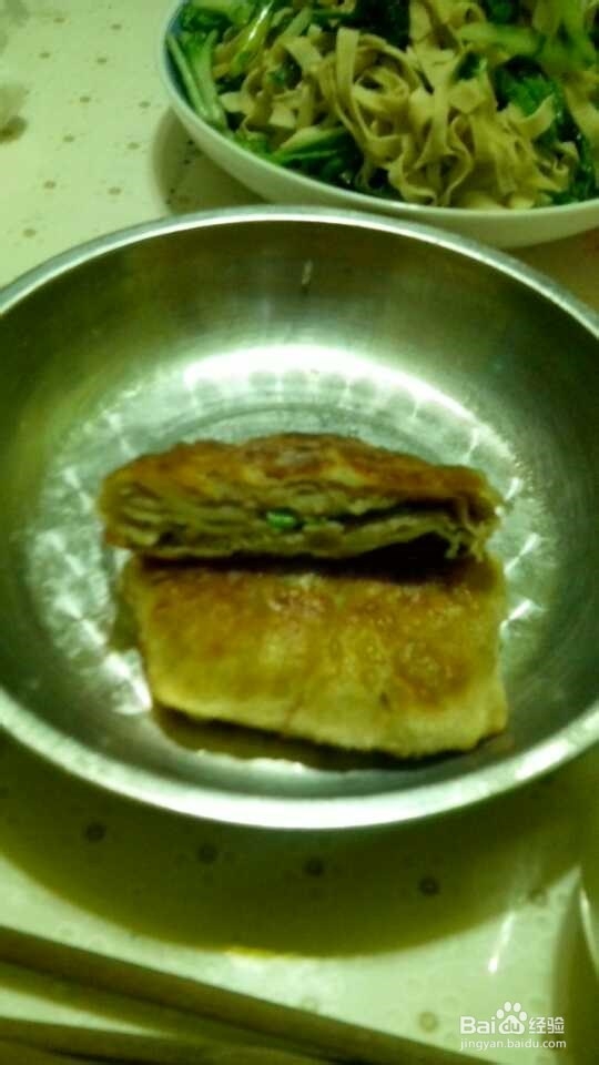 美味早餐之千层肉饼