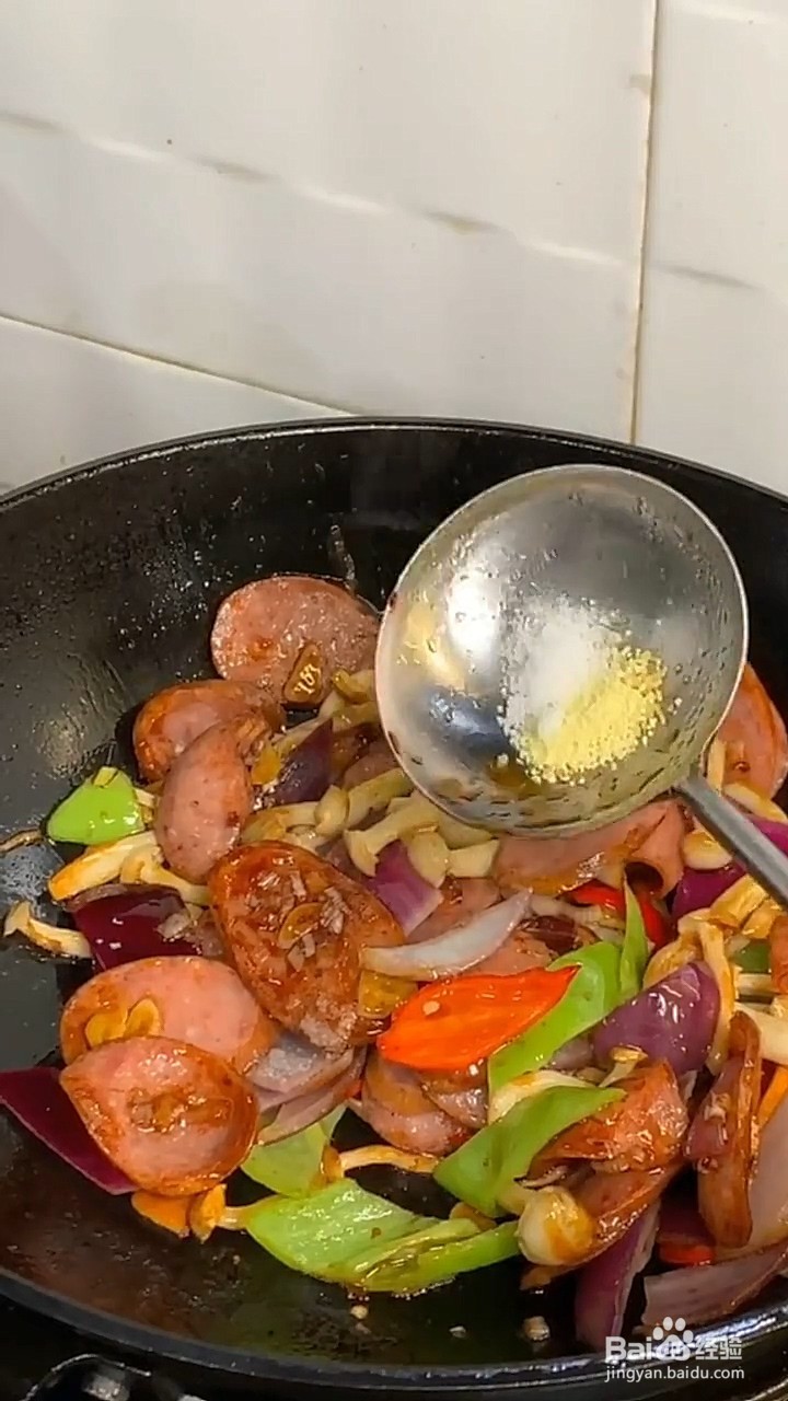 如何炒白玉菇？