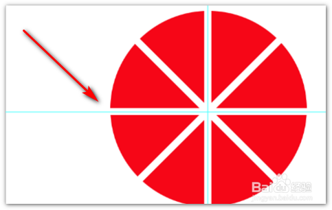 photoshop怎么将圆形十等分？