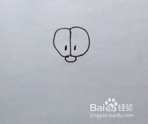 简笔画：加菲猫头像