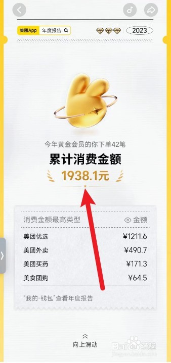 如何查看美团2023年的消费支出