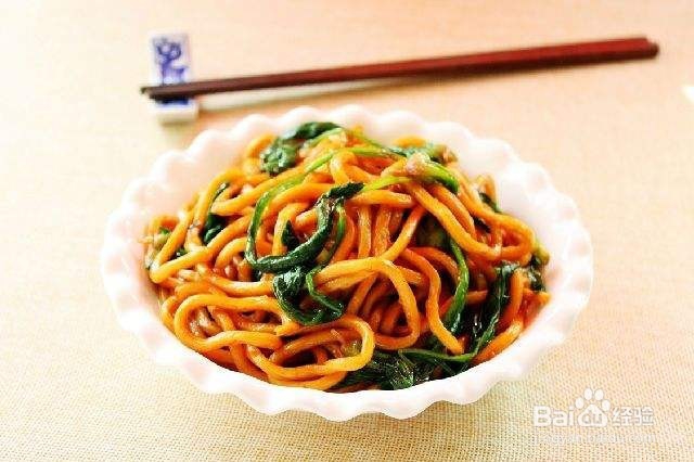 家常炒面的制作方法