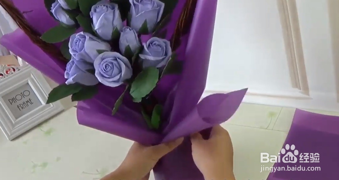 包花束的步骤