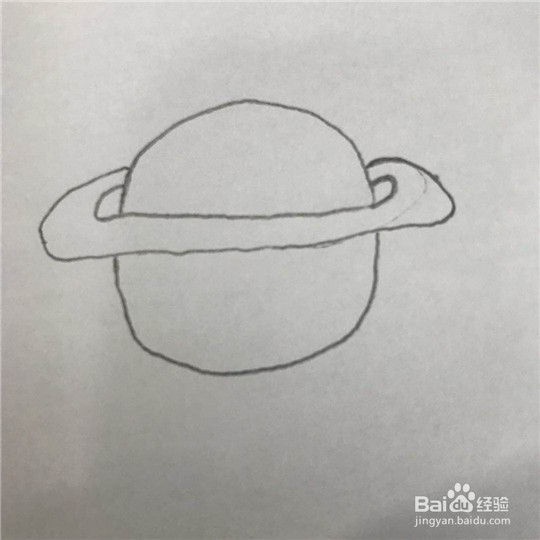 怎么画行星简笔画