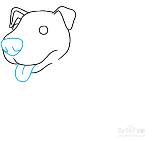 如何画一只比特犬