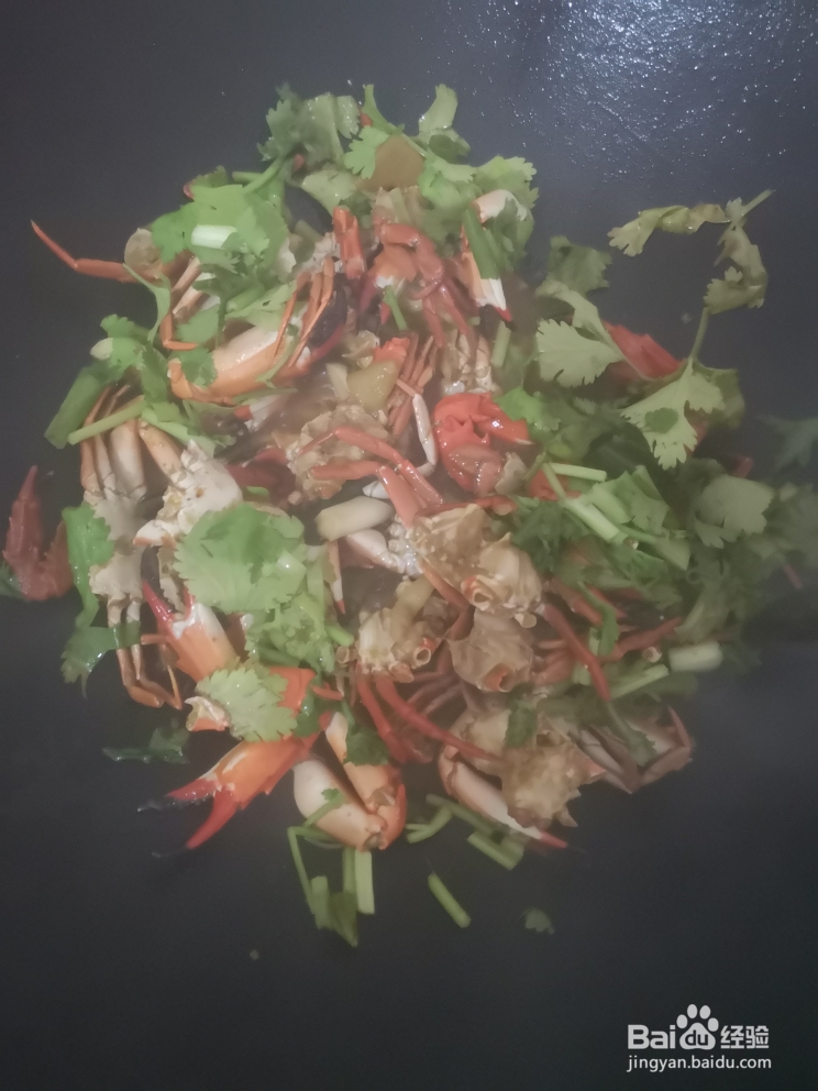 好吃的麻辣大螃蟹