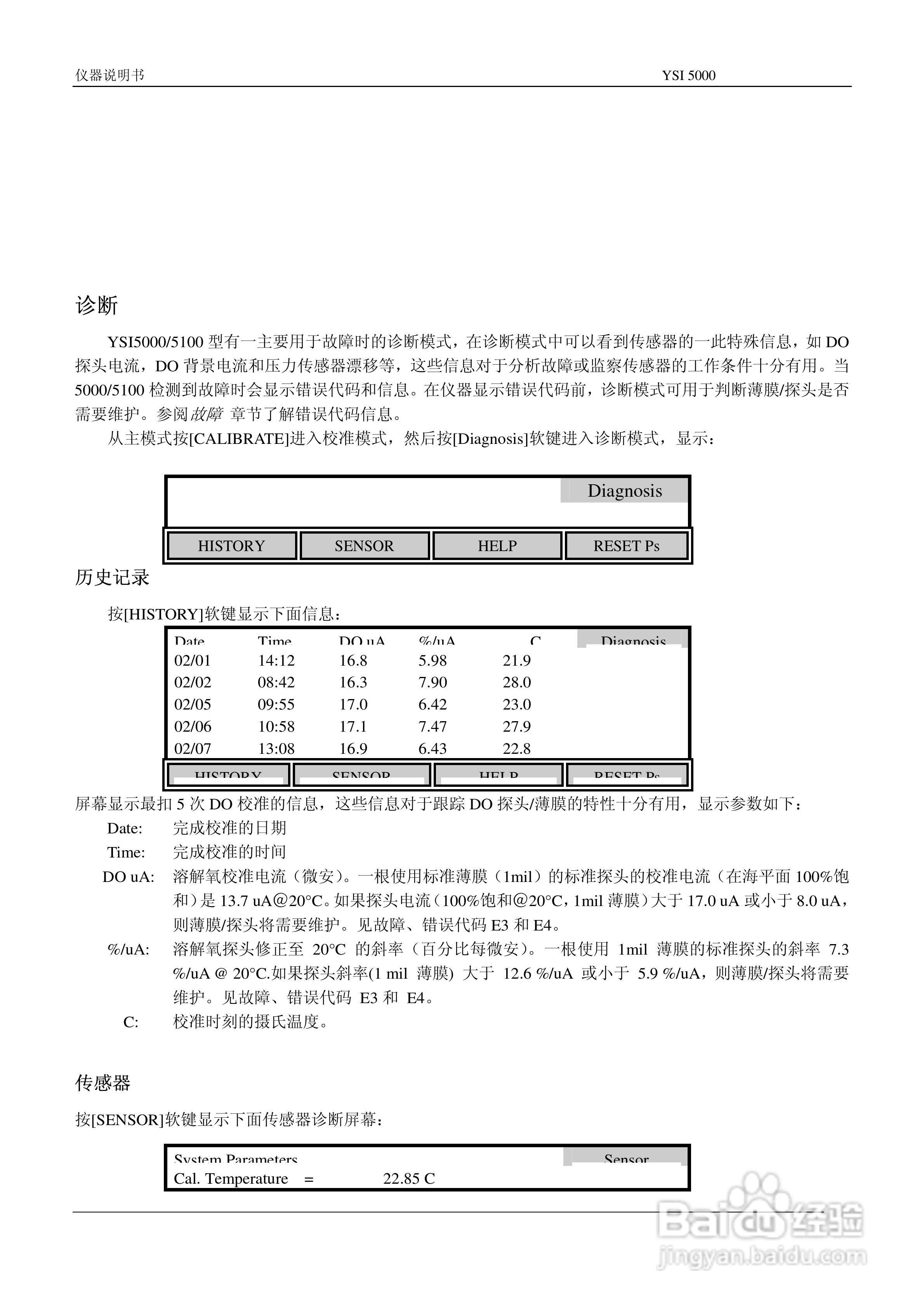 YSI5000/5100溶解氧测量仪操作手册:[3]