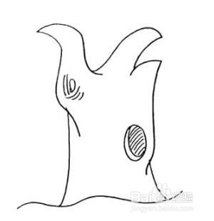 柳树的简笔画