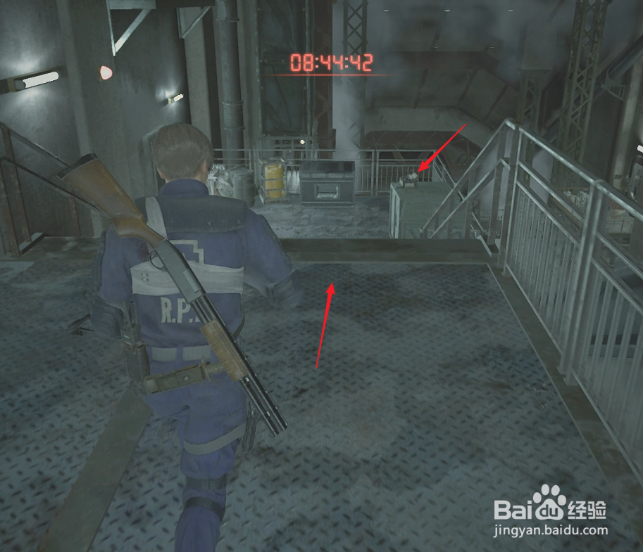 生化2重制版里昂里关攻略74:到达最后一处存档点