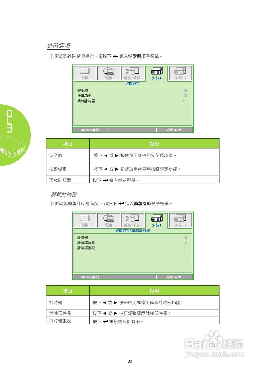 丽讯Vivitek QUMI Q2-DX投影机使用说明书:[4]